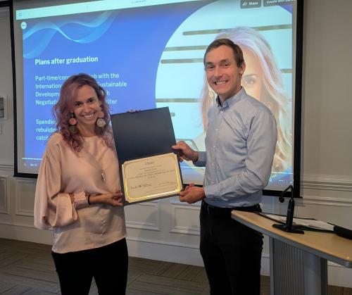 Rafaella Lobo with Patrick Semmler
